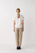 Rabens Saloner Frances fine felt comfy pants oatmeal
